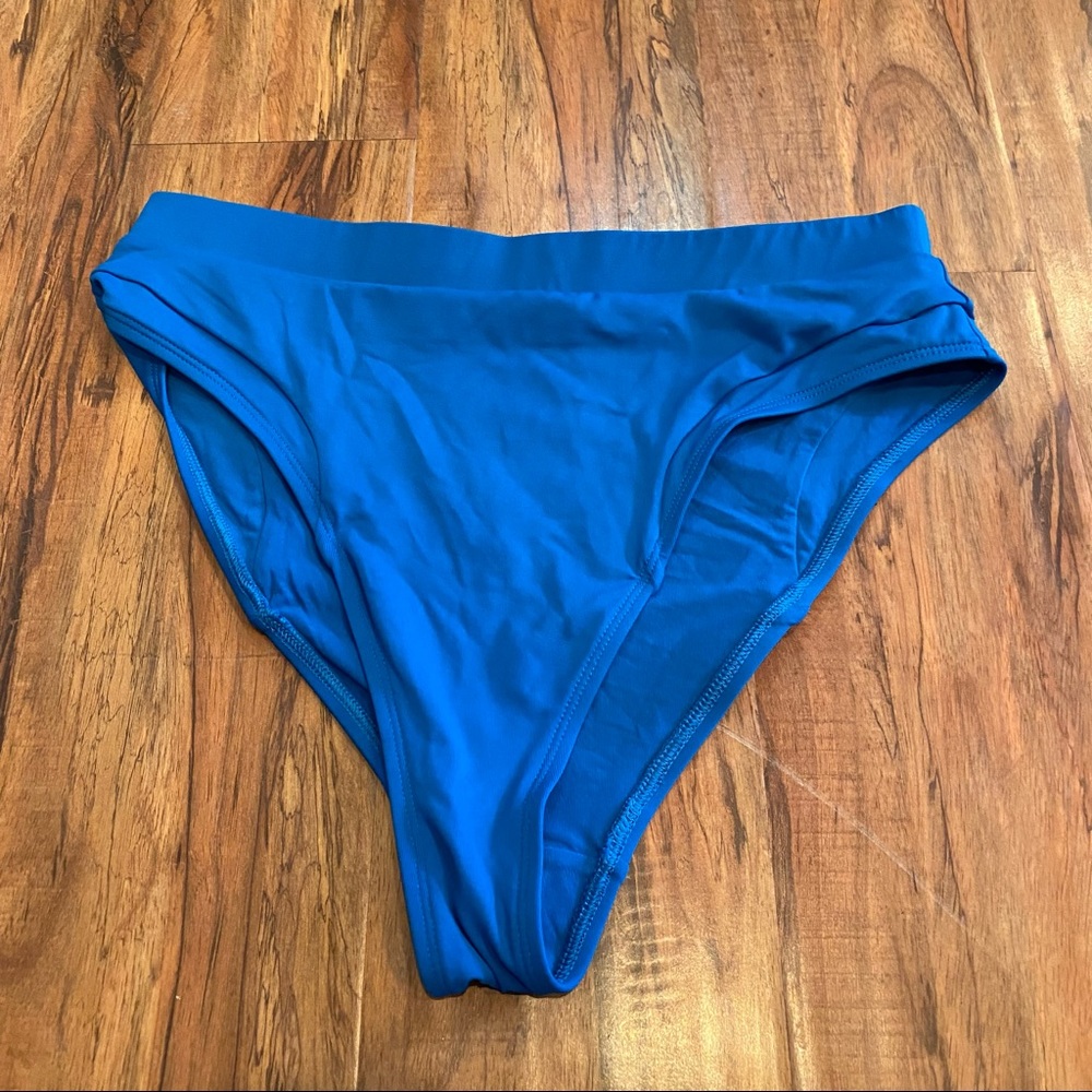 Gymshark High Waisted High Cut Cheeky Swim Bottoms Women’s Size Large